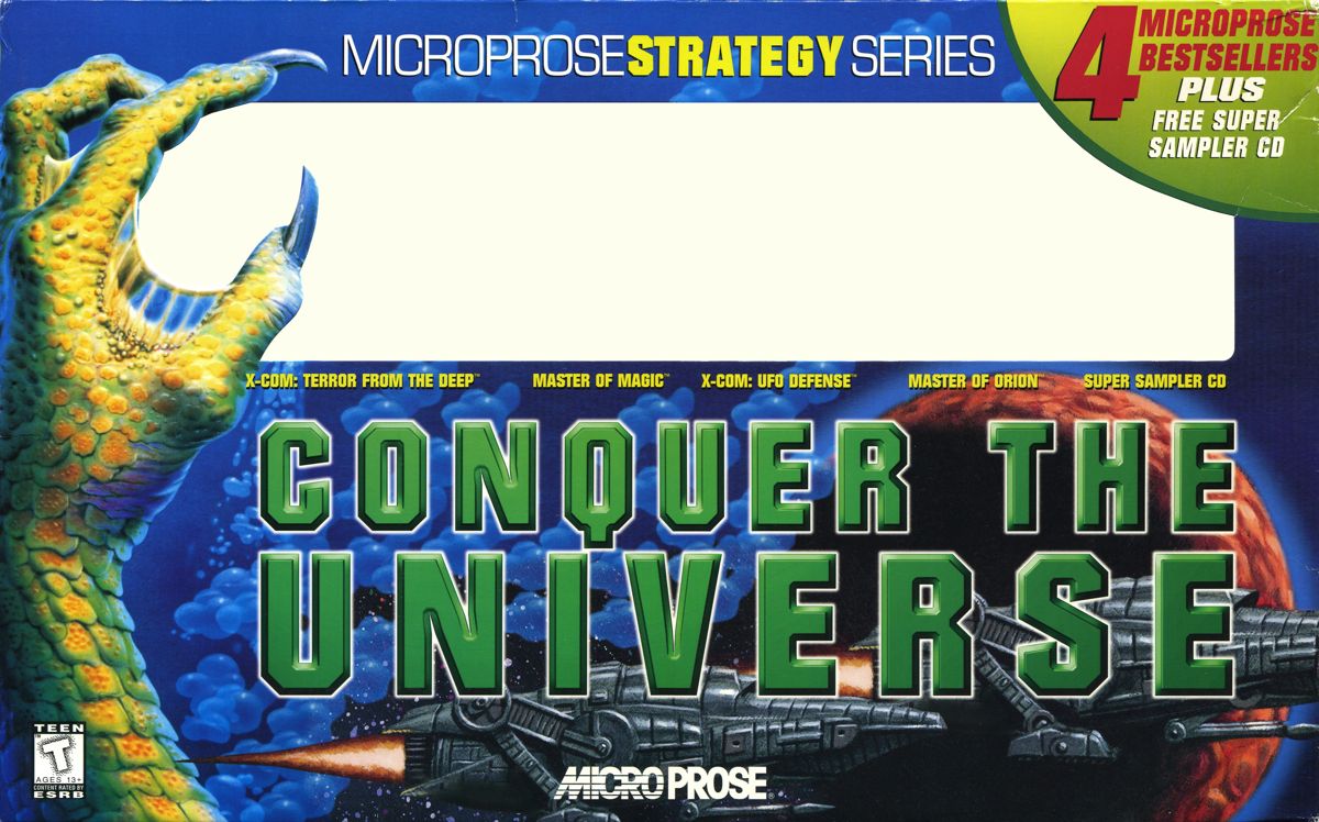 Front Cover for Conquer the Universe (DOS)