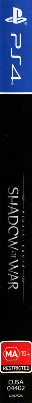 Spine/Sides for Middle-earth: Shadow of War (PlayStation 4)