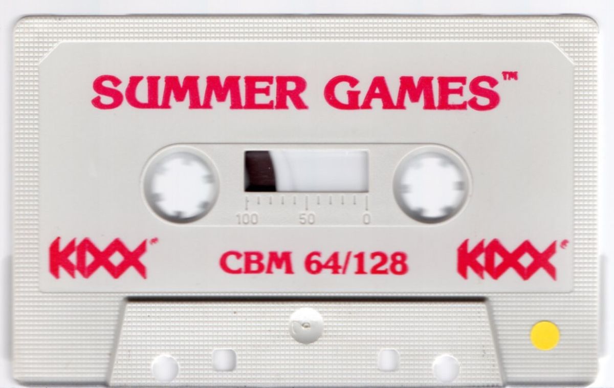 Media for Summer Games (Commodore 64) (Budget re-release)