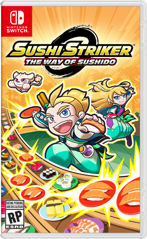 Front Cover for Sushi Striker: The Way of Sushido (Nintendo Switch) (download release): 1st version