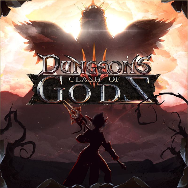 Front Cover for Dungeons III: Clash of Gods (PlayStation 4) (download release)
