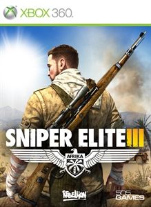 Front Cover for Sniper Elite III: Afrika (Xbox 360) (Games on Demand release)