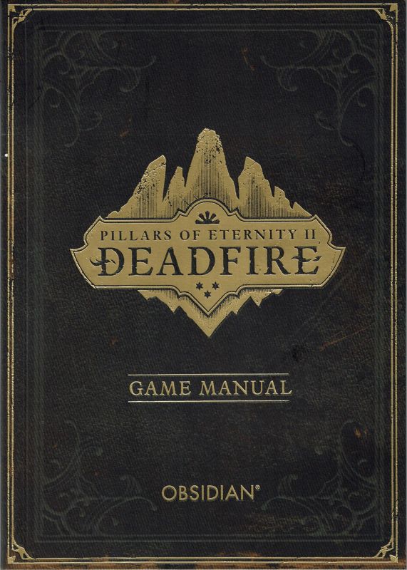 Manual for Pillars of Eternity II: Deadfire (Collectors Edition) (Linux and Macintosh and Windows) (Fig release (mail order)): Front