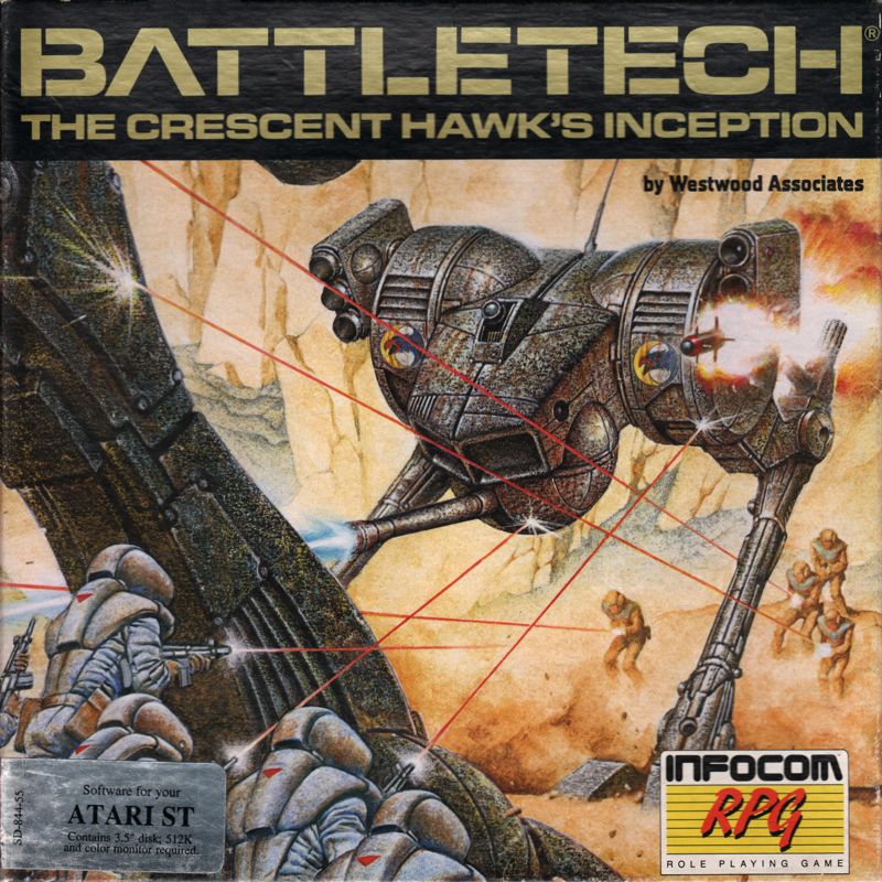 Front Cover for BattleTech: The Crescent Hawk's Inception (Atari ST)