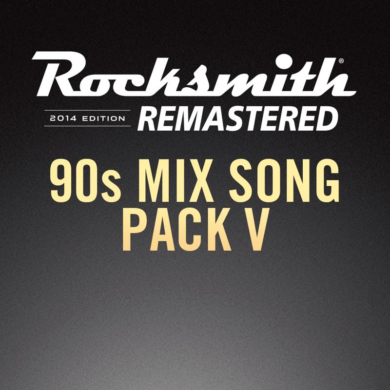 Front Cover for Rocksmith 2014 Edition: Remastered - 90s Mix Song Pack V (PlayStation 3 and PlayStation 4) (download release)