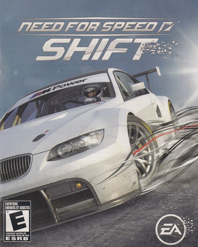 Manual for Need for Speed: Shift (PlayStation 3) (Greatest Hits release): Front
