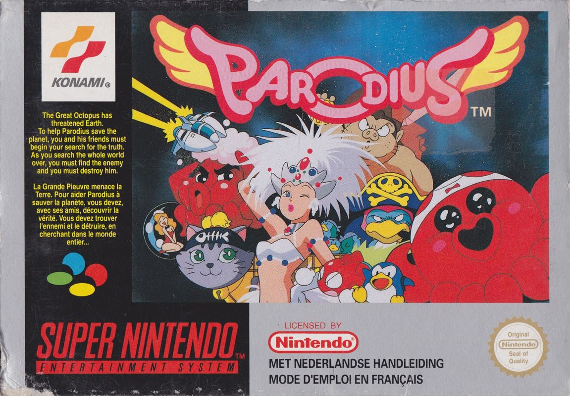 Front Cover for Parodius (SNES)