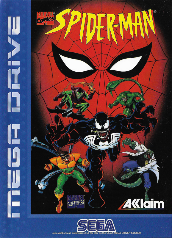 Front Cover for Spider-Man (Genesis)