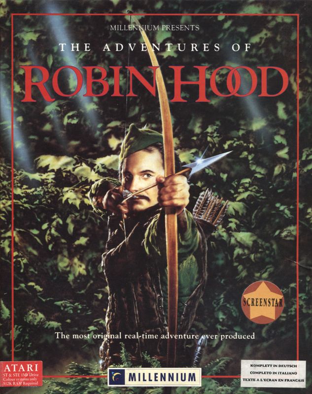 Front Cover for The Adventures of Robin Hood (Atari ST)