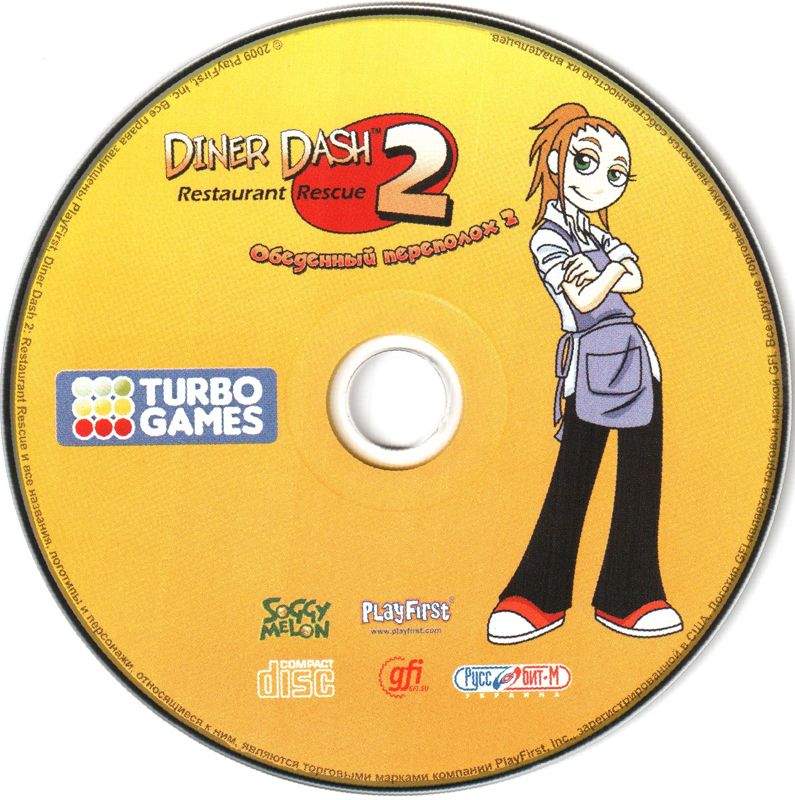 Diner Dash 2: Restaurant Rescue cover or packaging material - MobyGames