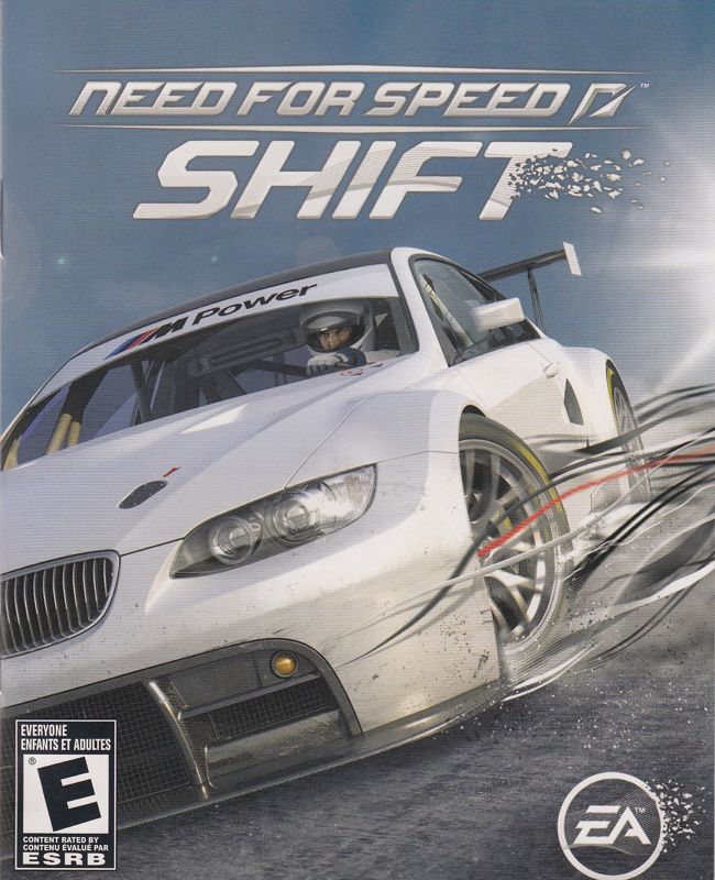Manual for Need for Speed: Shift (PlayStation 3): Front