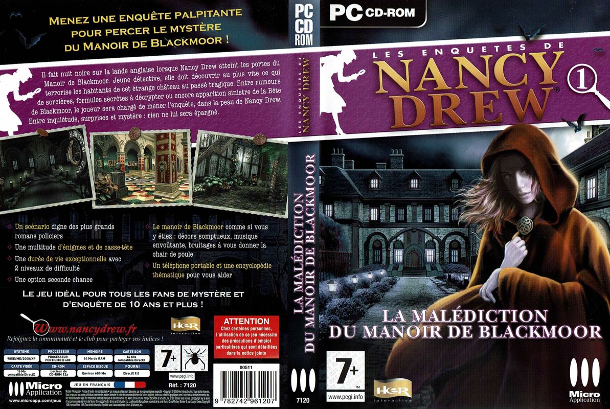 Other for Nancy Drew: Curse of Blackmoor Manor (Windows): Keep Case - Full Cover