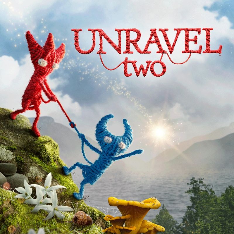 Front Cover for Unravel Two (PlayStation 4) (download release)