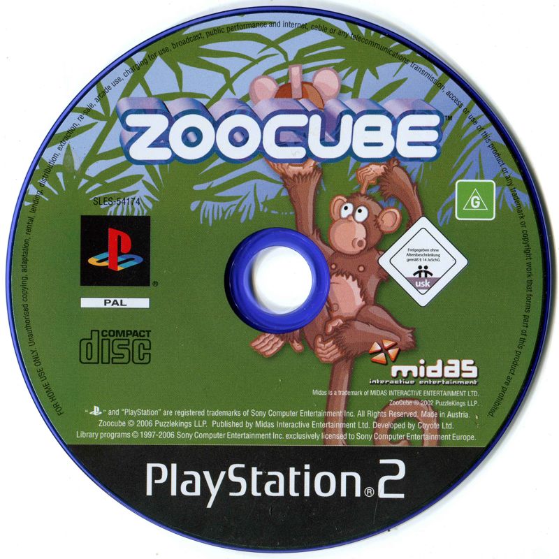Media for ZooCube (PlayStation 2)