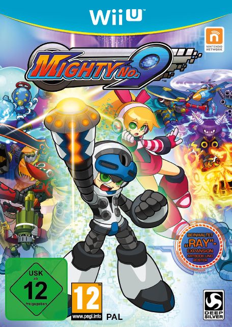 Front Cover for Mighty No. 9 (Wii U) (download release)