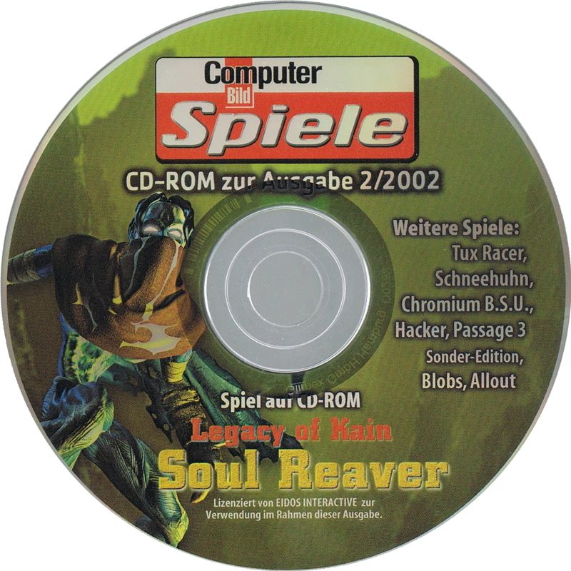 Media for Legacy of Kain: Soul Reaver (Windows) (Computer Bild Spiele 2/2002 covermount)