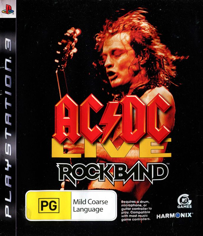Front Cover for AC/DC Live: Rock Band - Track Pack (PlayStation 3)