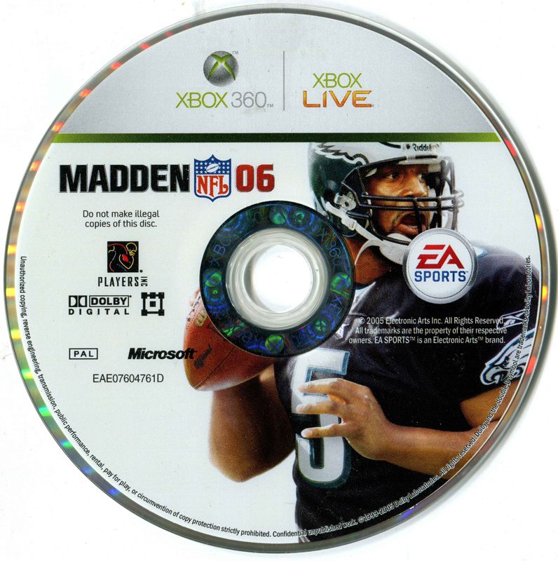 Media for Madden NFL 06 (Xbox 360)