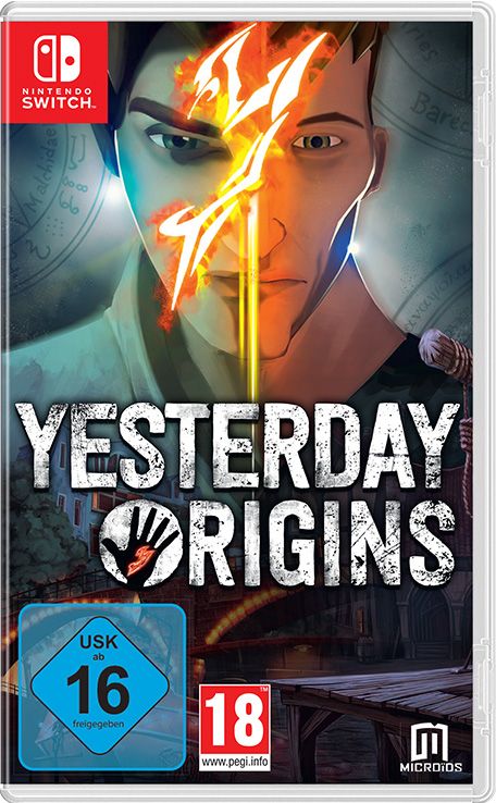 Front Cover for Yesterday: Origins (Nintendo Switch) (download release)