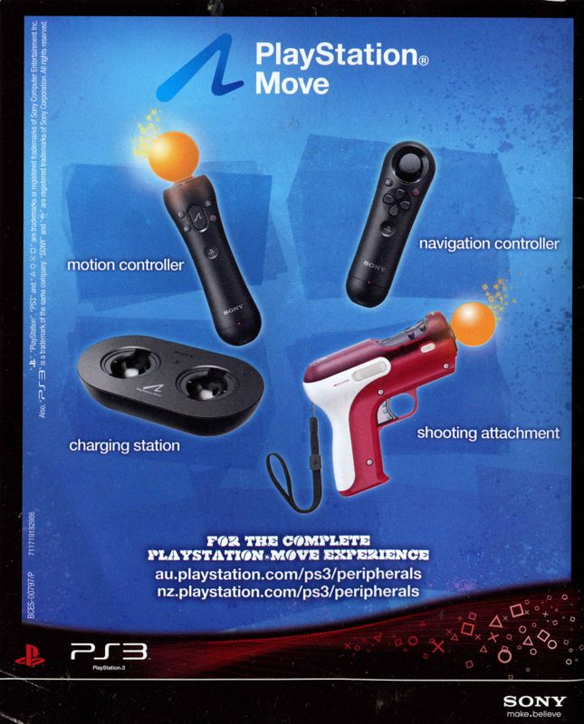 Manual for Heavy Rain: Move Edition (PlayStation 3) (Essentials release): Back