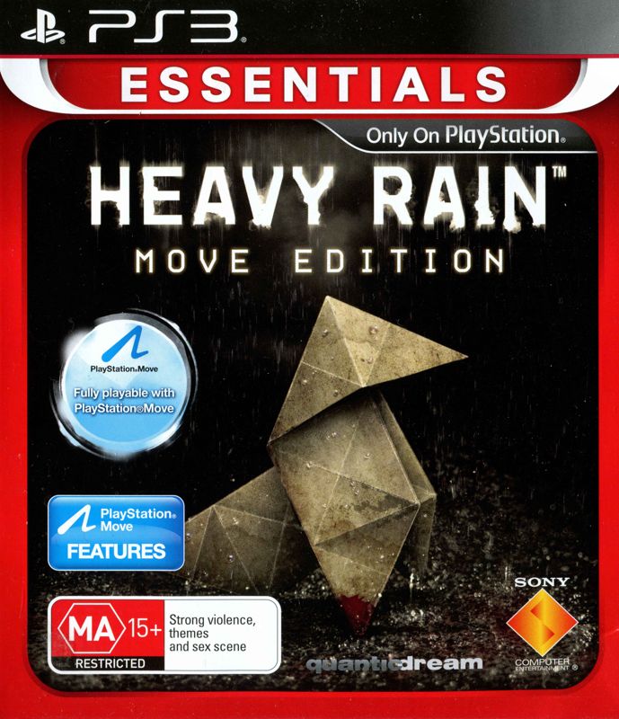 Front Cover for Heavy Rain: Move Edition (PlayStation 3) (Essentials release)