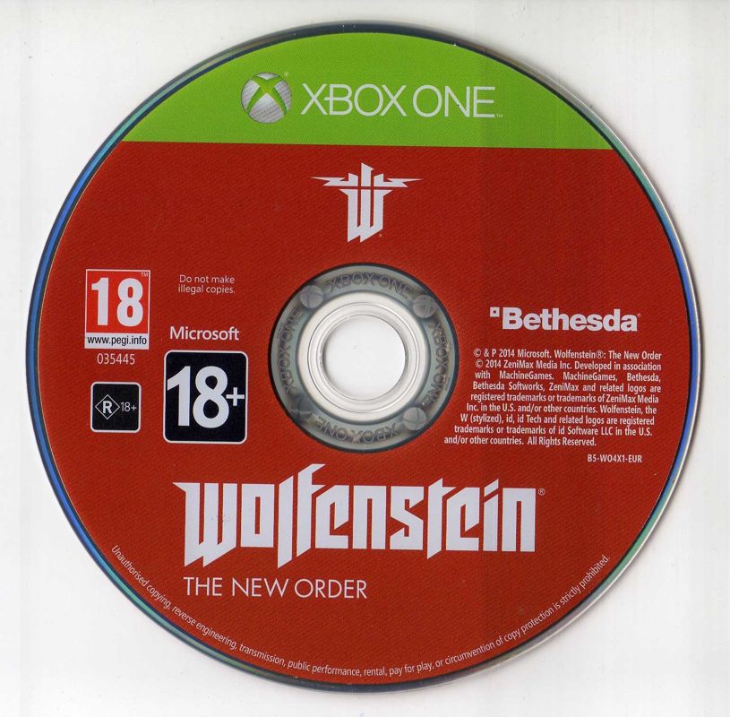 Media for Wolfenstein: The New Order (Xbox One)