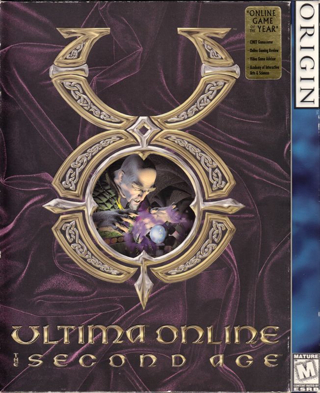 Front Cover for Ultima Online: The Second Age (Windows) (First release (note 'THE' on the cover is written differently.))