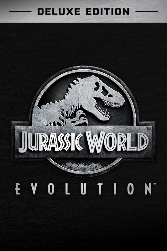 Front Cover for Jurassic World: Evolution (Deluxe Edition) (Xbox One) (download release)