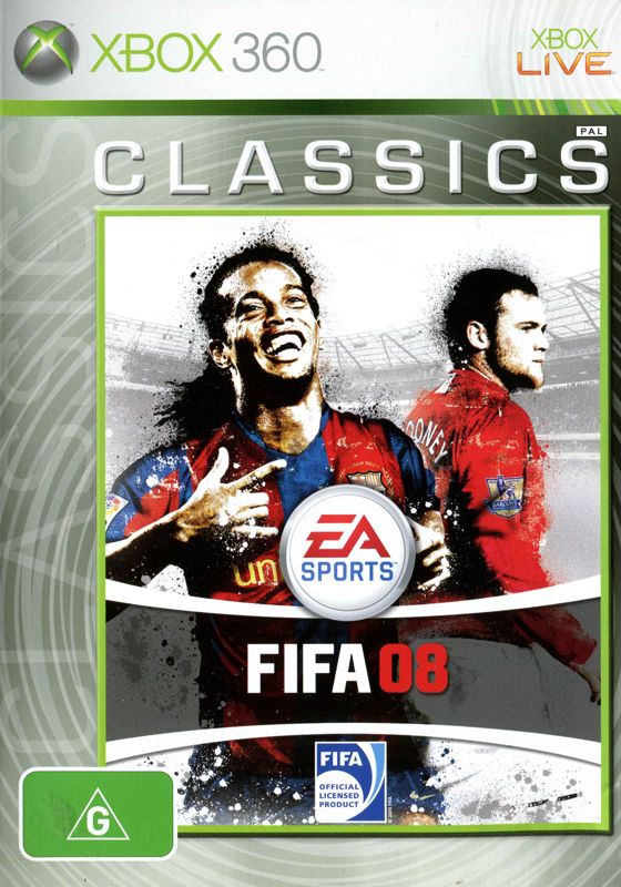 Front Cover for FIFA Soccer 08 (Xbox 360) (Classics release)