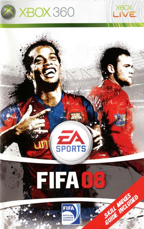 Manual for FIFA Soccer 08 (Xbox 360) (Classics release): Front
