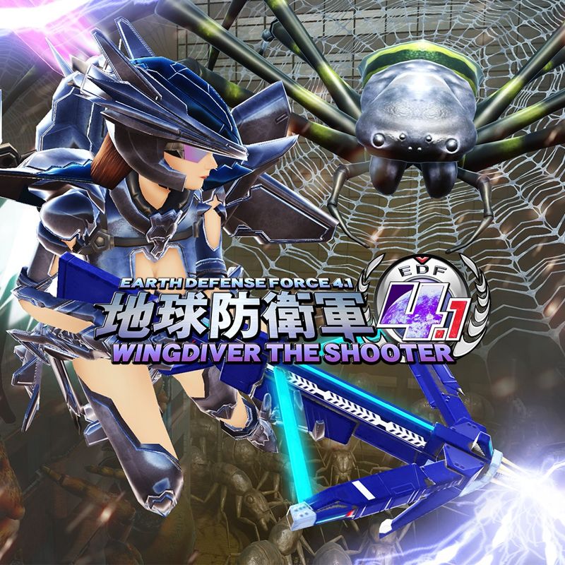 Front Cover for Earth Defense Force 4.1: Wingdiver The Shooter (PlayStation 4) (download release)