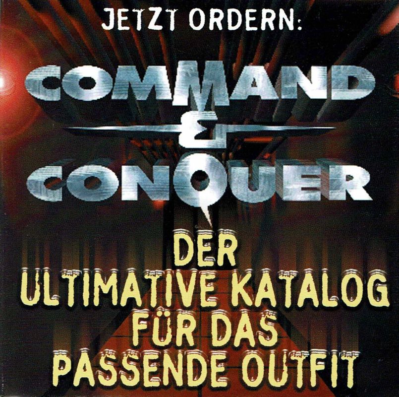 Advertisement for Command & Conquer: Red Alert - Counterstrike (DOS and Windows): Front