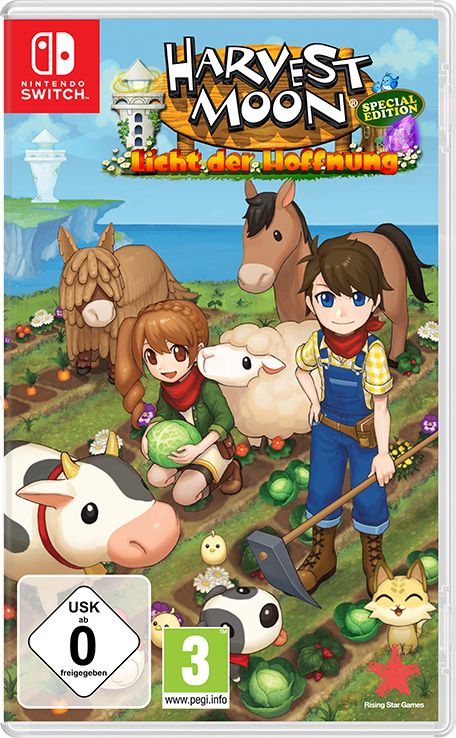 Front Cover for Harvest Moon: Light of Hope (Nintendo Switch) (download release)