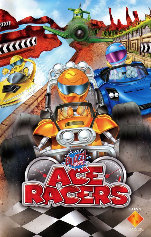 Manual for Buzz! Junior: Ace Racers (PlayStation 2): Front