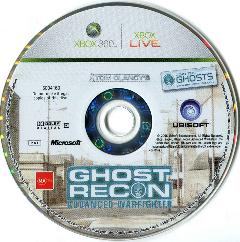 Media for Tom Clancy's Ghost Recon: Advanced Warfighter (Xbox 360)