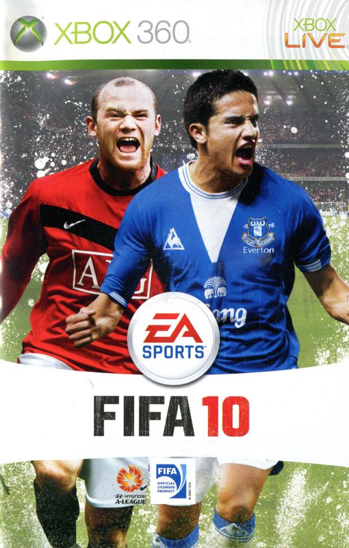 Manual for FIFA Soccer 10 (Xbox 360) (Classics release): Front