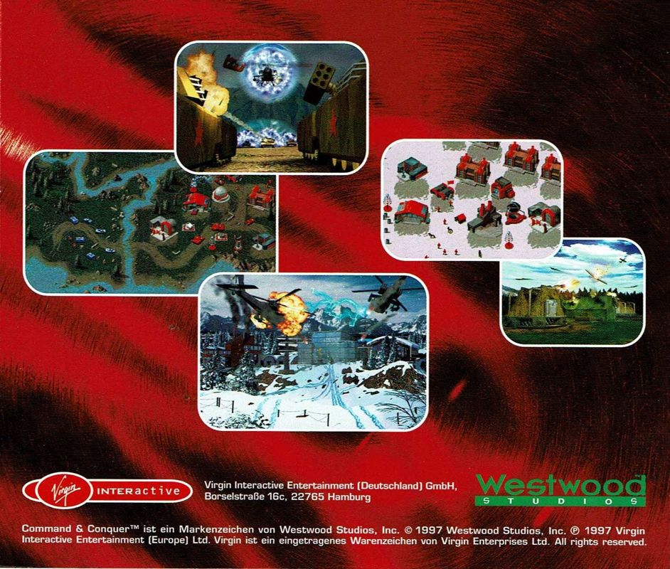 Other for Command & Conquer: Red Alert - Counterstrike (DOS and Windows): Jewel Case - Back