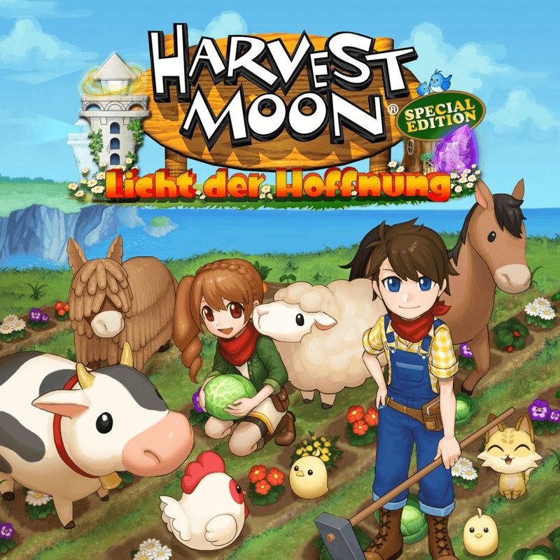Front Cover for Harvest Moon: Light of Hope (PlayStation 4) (download release)