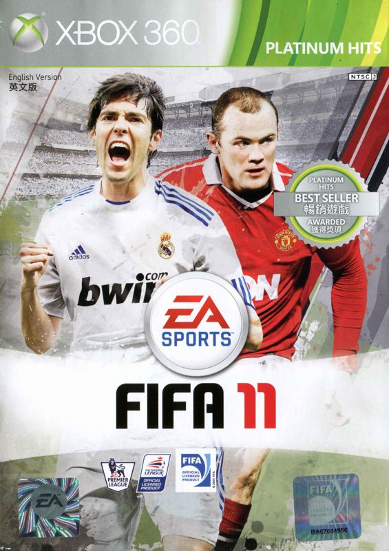 Front Cover for FIFA Soccer 11 (Xbox 360) (Platinum Hits release)