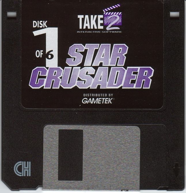 Media for Star Crusader (DOS) (3.5" disk version): Disk 1/6