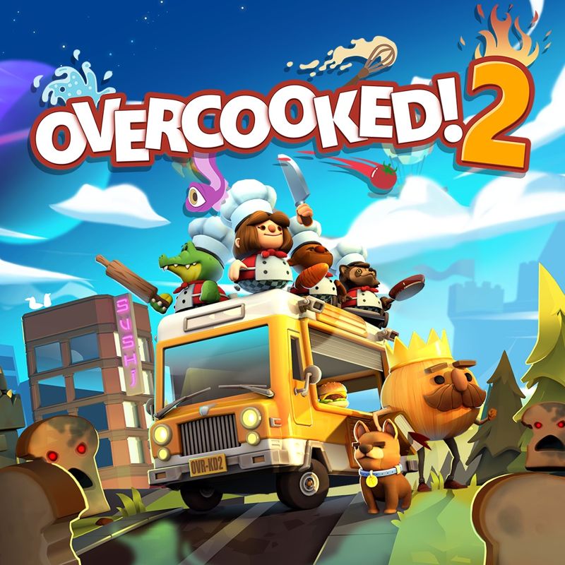 Front Cover for Overcooked! 2 (PlayStation 4) (download release)
