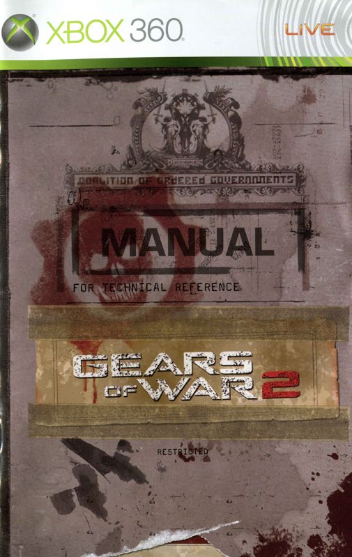 Manual for Gears of War 2 (Limited Edition) (Xbox 360): Front
