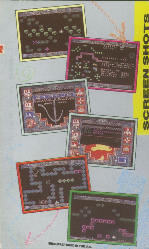 Inside Cover for Xcel (ZX Spectrum) (Budget re-release)