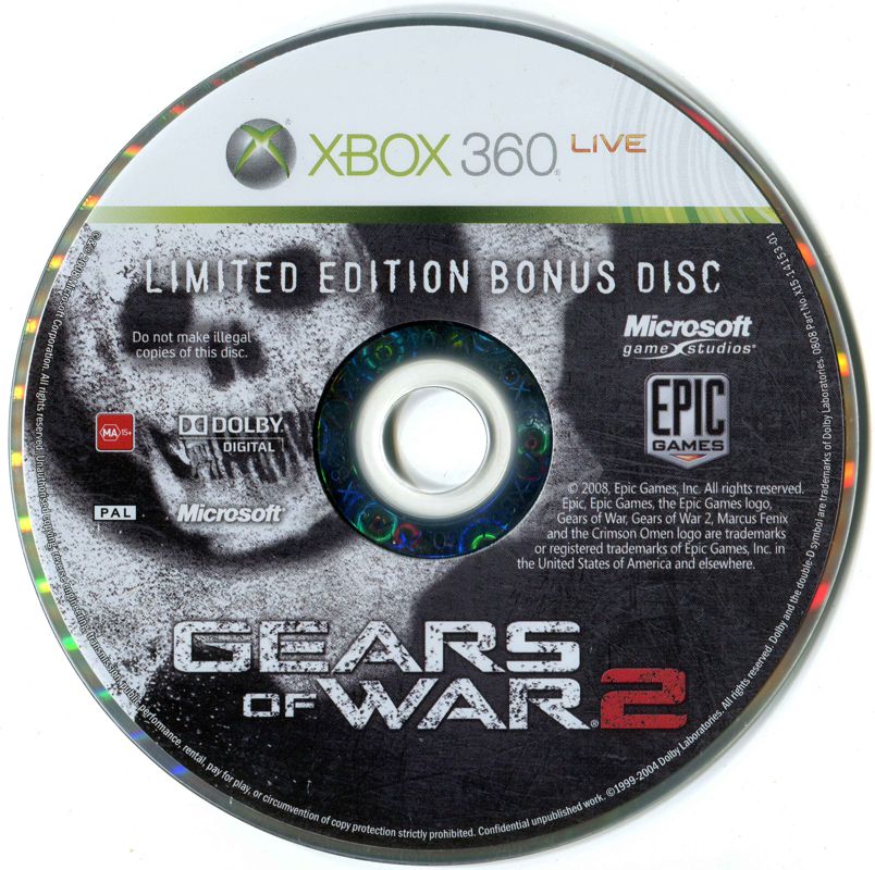 Extras for Gears of War 2 (Limited Edition) (Xbox 360): Bonus Disc