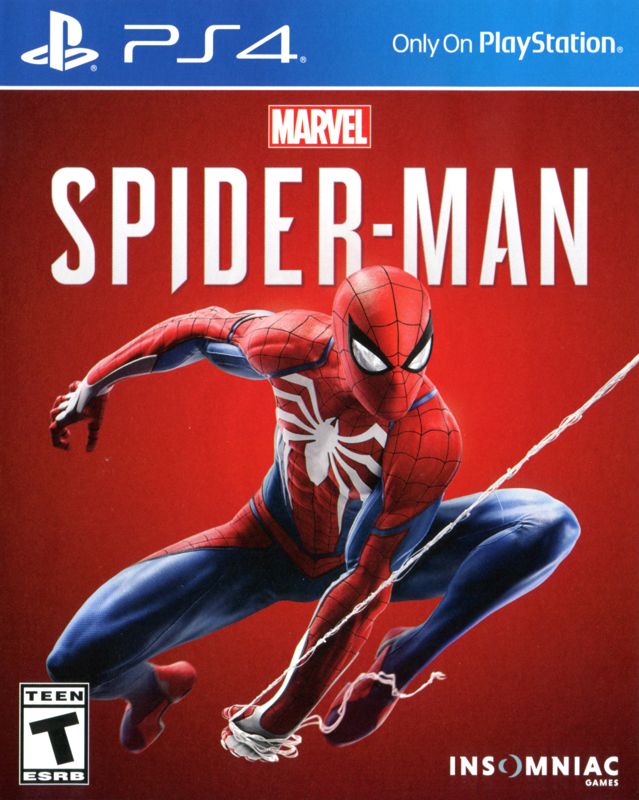 Front Cover for Marvel Spider-Man (PlayStation 4) (Re-release (3001885-AC_R1))