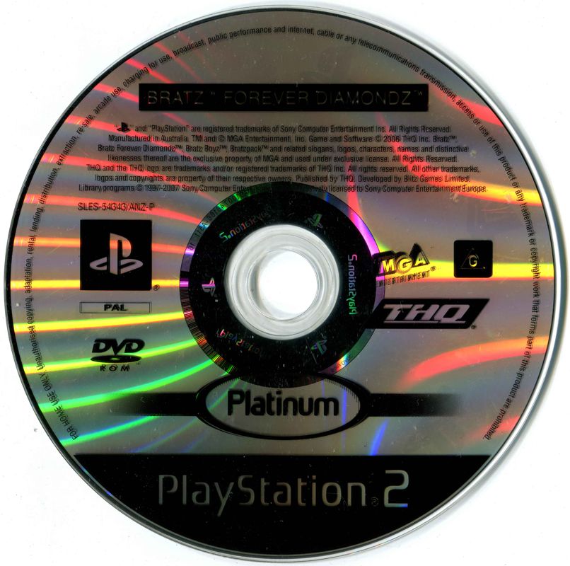 Media for Bratz Forever Diamondz (PlayStation 2) (Platinum release)