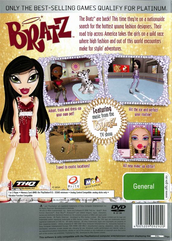 Bratz Forever Diamondz cover or packaging material - MobyGames