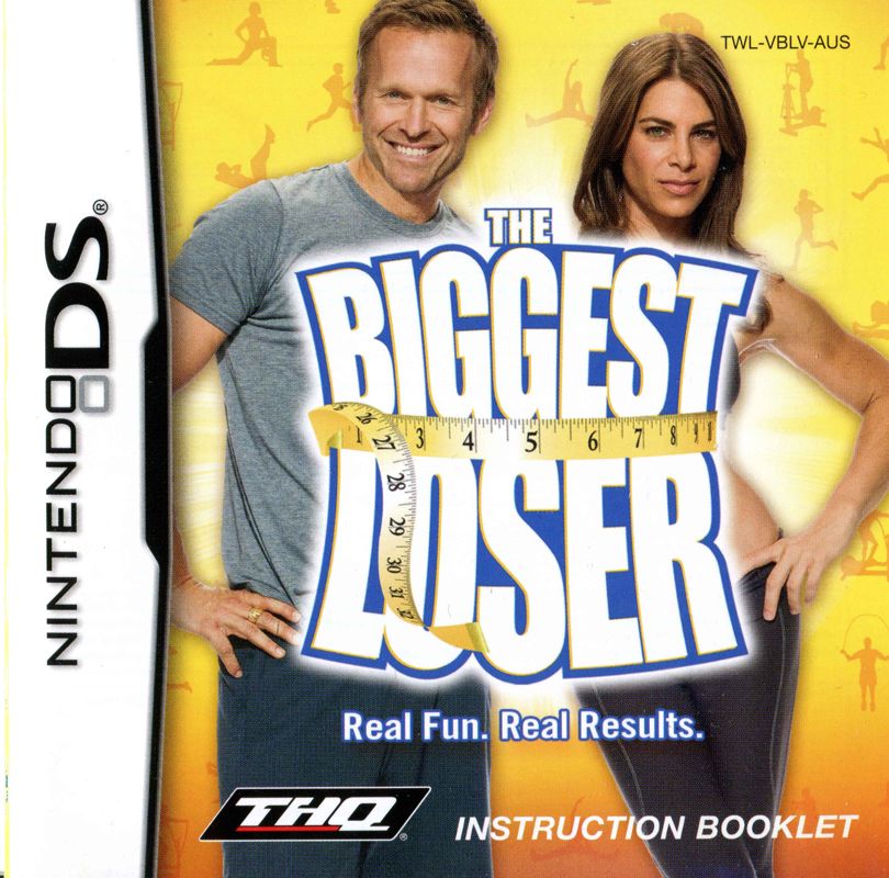 Manual for The Biggest Loser (Nintendo DS): Front