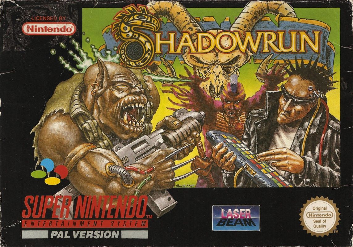 Front Cover for Shadowrun (SNES)