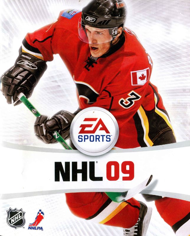 Manual for NHL 09 (PlayStation 3): Front